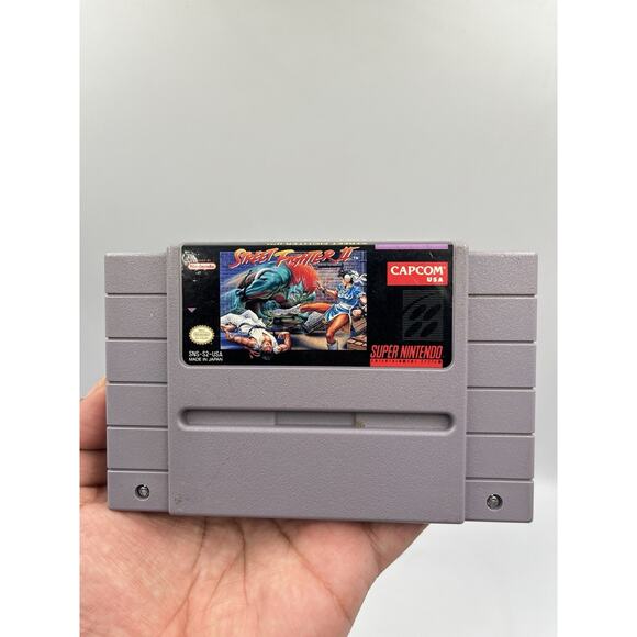 Street Fighter II 2 (Super Nintendo, 1992) SNES Cartridge Cart Only - Picture 1 of 9